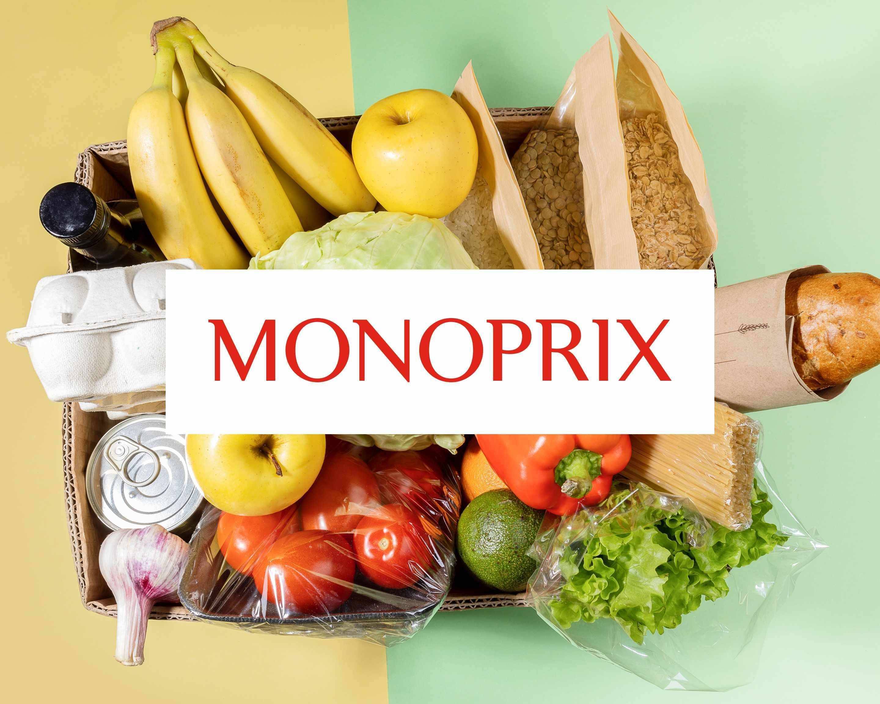Monoprix Delivery in Saint-Raphael - Menu & Prices - Monoprix Menu