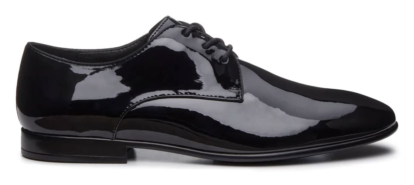 Mix No. 6 Black Patent Lace-Up Derby Shoes MIX No 6.Mens Formal Black Patent Leather | Mercari main image 3