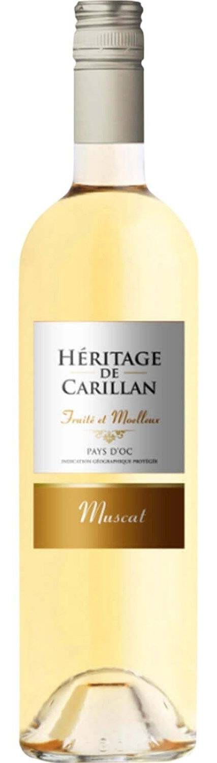 HÉRITAGE DE CARILLAN - Vin blanc igp pays d'oc (750ml)