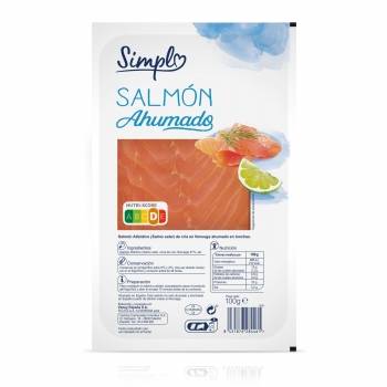 Salmón ahumado 100 g.