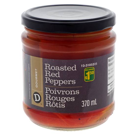 D Gourmet Roasted Red Peppers (370 mL)