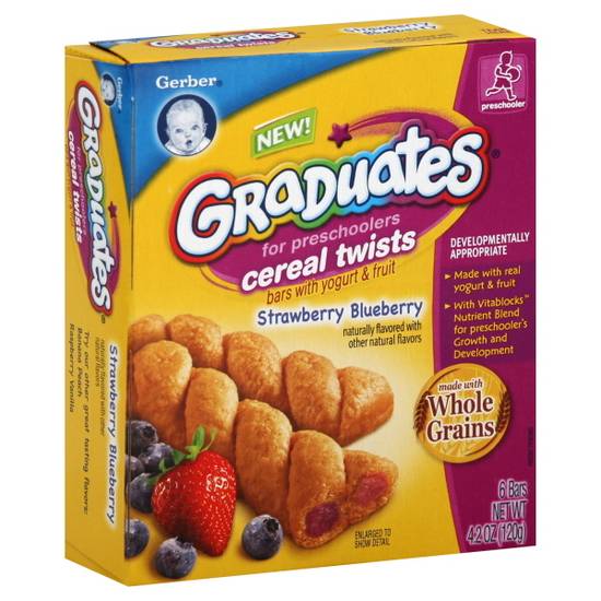 Gerber graduates hot sale cereal bars