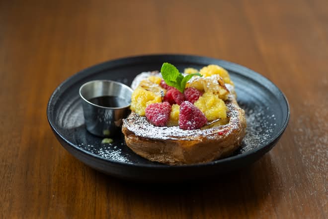 Tropical Stuffed French Toast