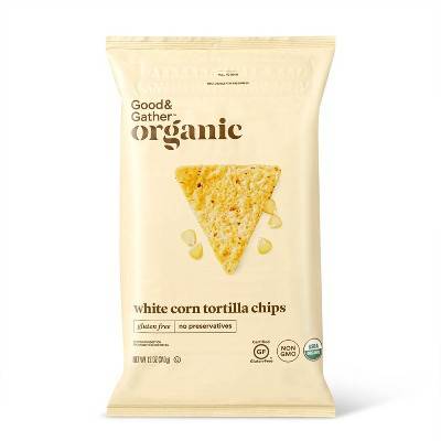 Good & Gather Organic White Corn Tortilla Chips (12 oz)