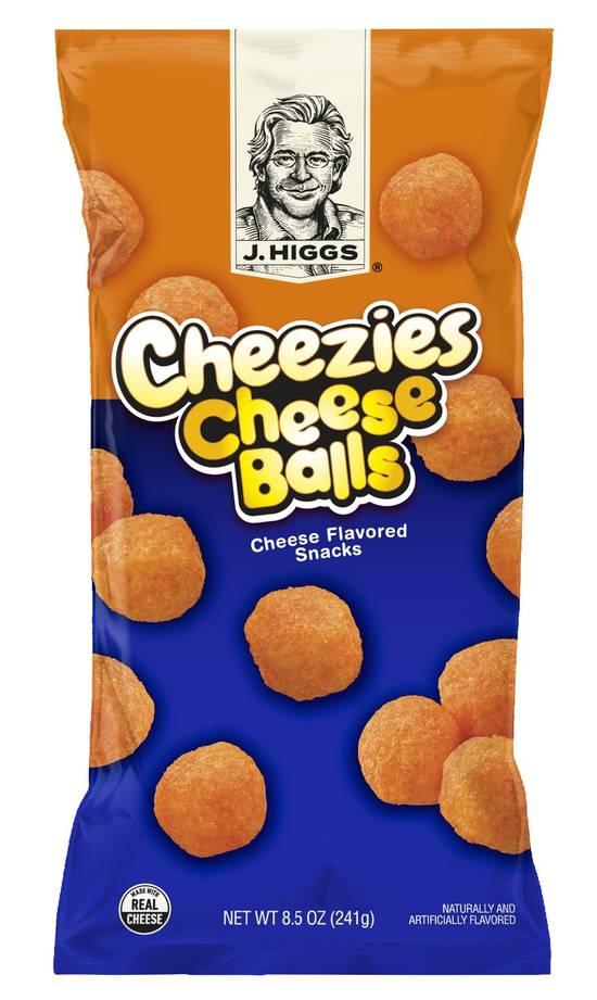 J. Higgs Cheezies Balls, Cheese (8.5 oz)