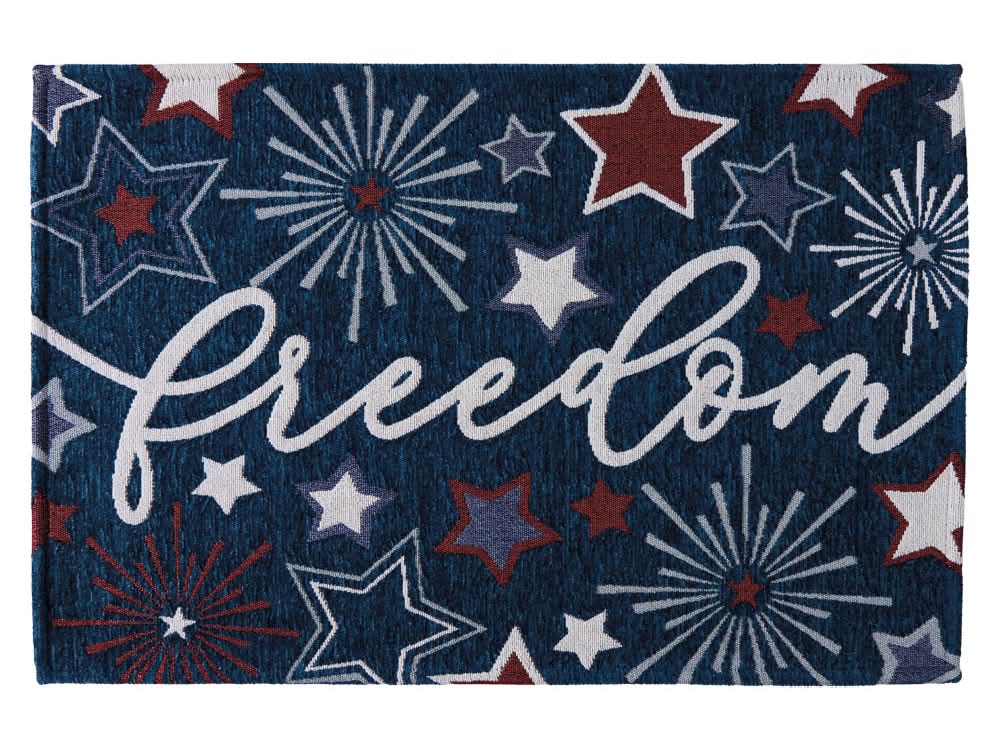 KIRKTON HOUSE Freedom Chenille Mat, 20" X 30"