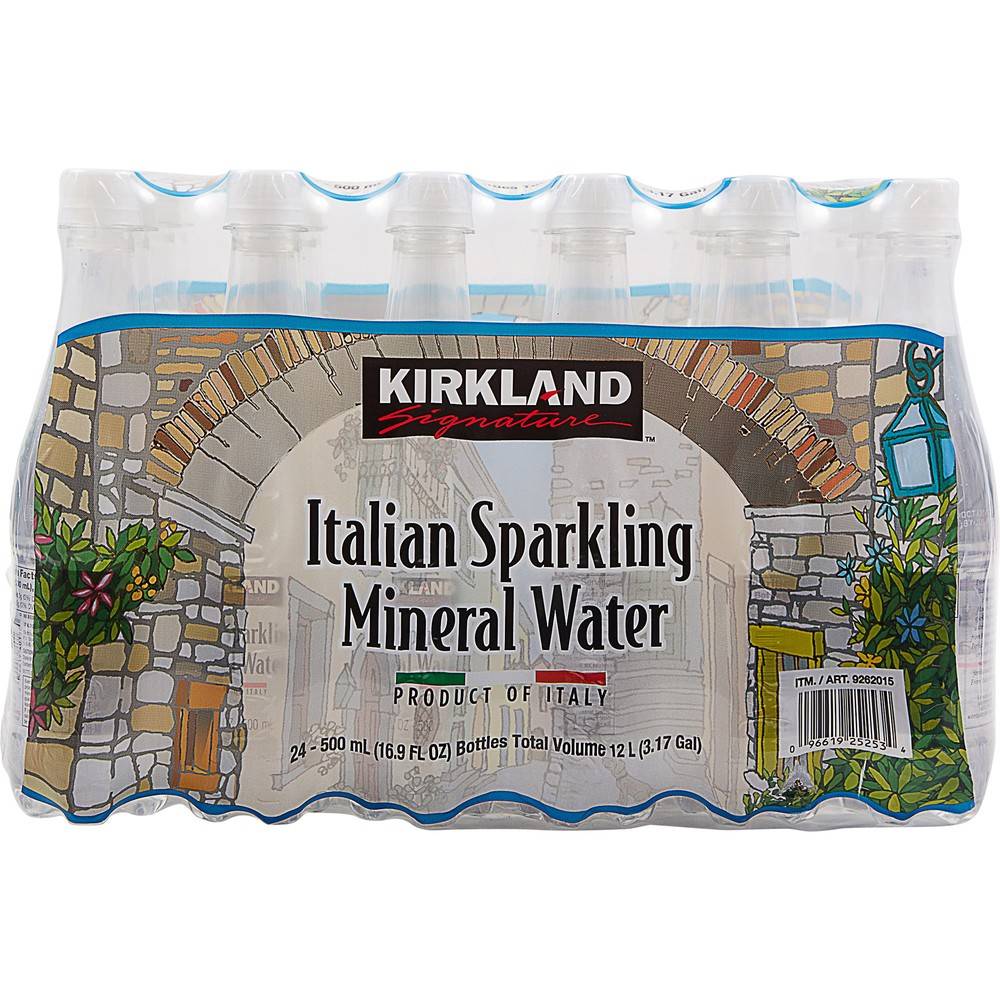 Kirkland Signature Italian Sparkling Mineral Water (24 x 16.9 fl oz)