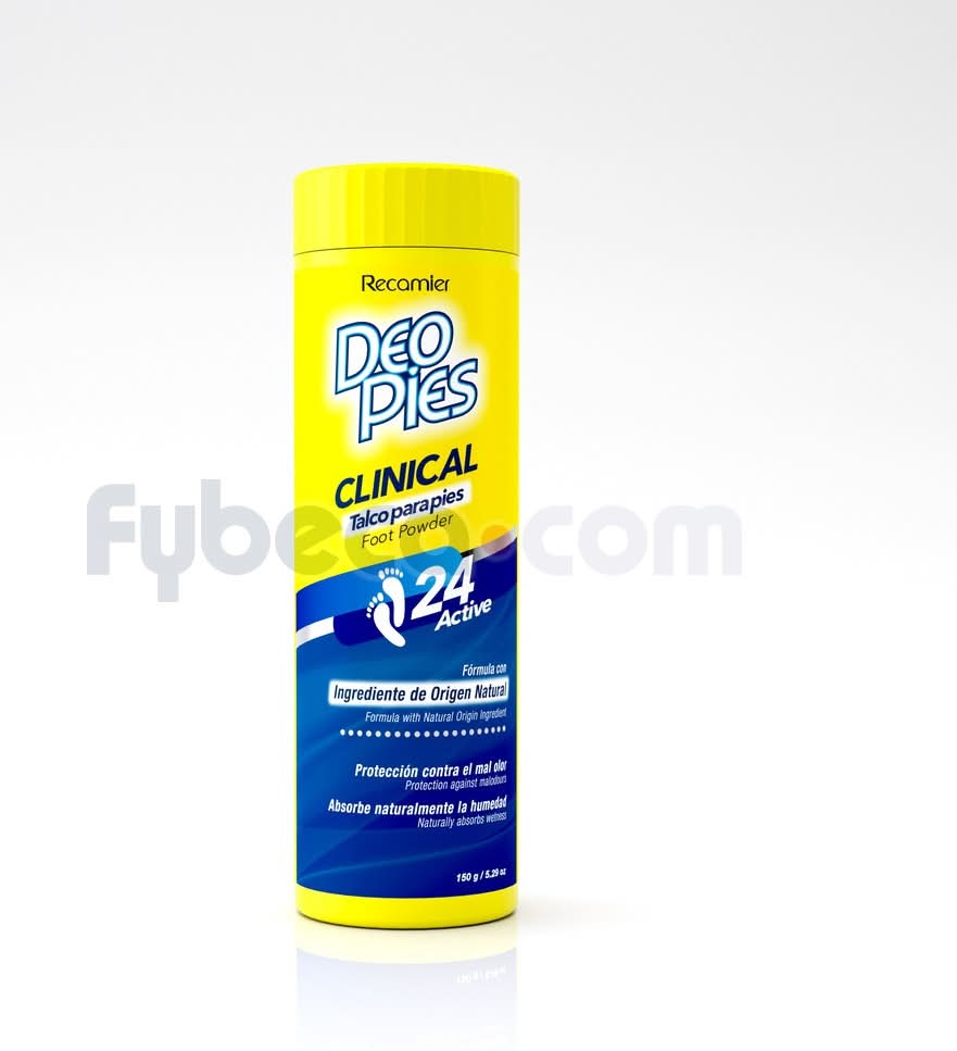 Deo Pies Talco Para Pies Clinical 150G