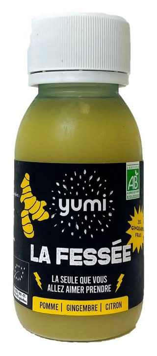 Yumi - La fessée shot bio, pomme gingembre citron (60ml)