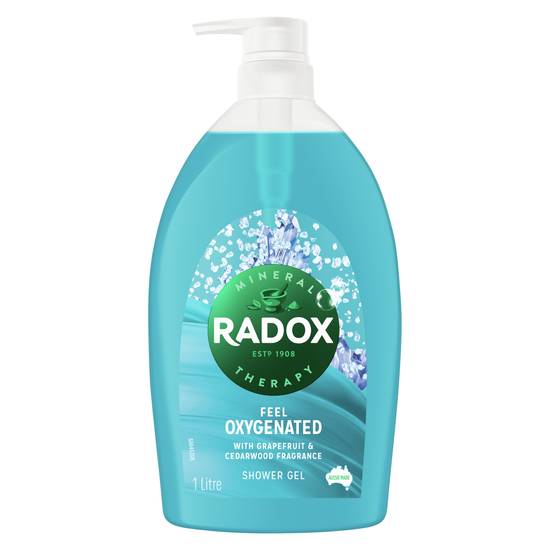 Radox Feel Oxygenated Shower Gel Body Wash 1L