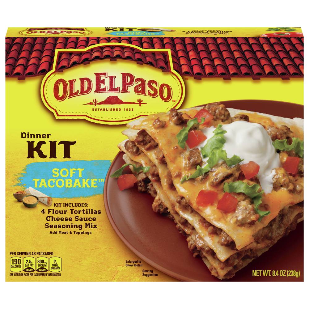 Old El Paso Soft Tacobake Dinner Kit (8.4 oz)