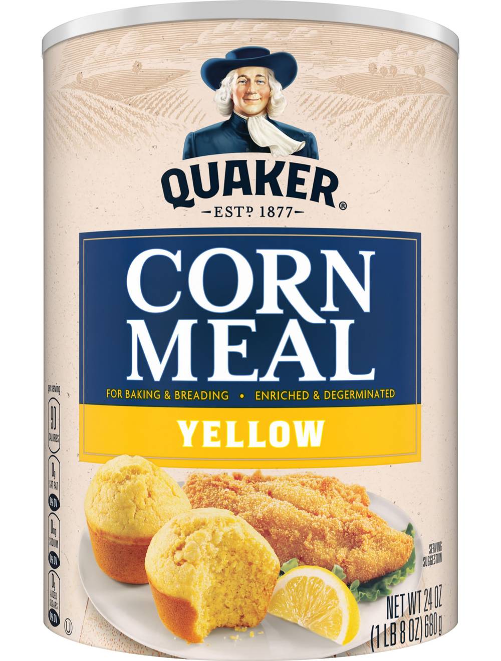 Quaker Yellow Corn Meal (24 oz)