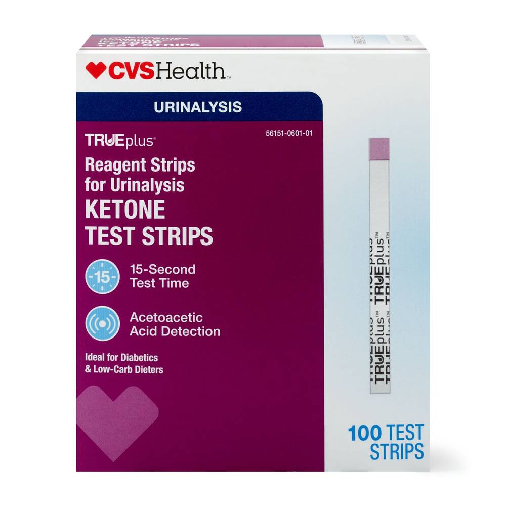 CVS Health Ketocare Reagent Strips, 100 CT