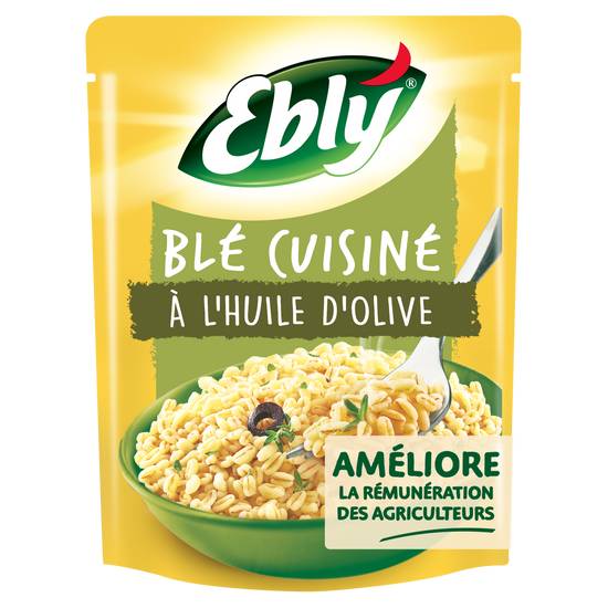 Ebly - Blé précuit cuisiné à l'huile d'olive