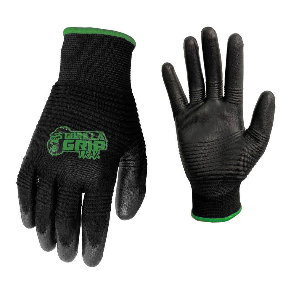 Gorilla Grip Trax Extreme Grip Work Gloves, Small