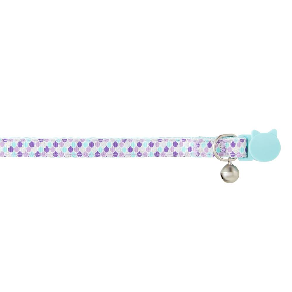 Whisker City® Mermaid Scales Easy Release Kitten & Cat Collar (Color: Multi Color, Size: Cat (Adult))