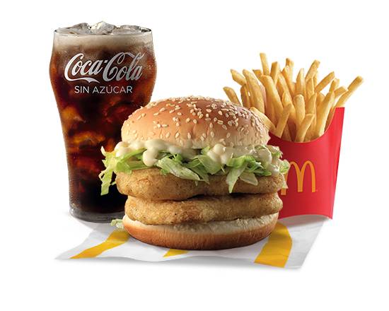 Menú Sándwich McPollo Doble