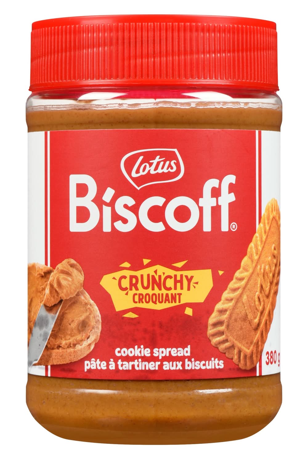 Lotus Biscoff Cookie Spread, Crunchy (380 g)