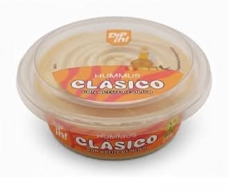 Hummus clásico con aceite de oliva Dipin 240 g.