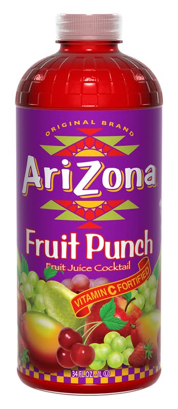 AriZona Fruit Punch Bottle 34oz