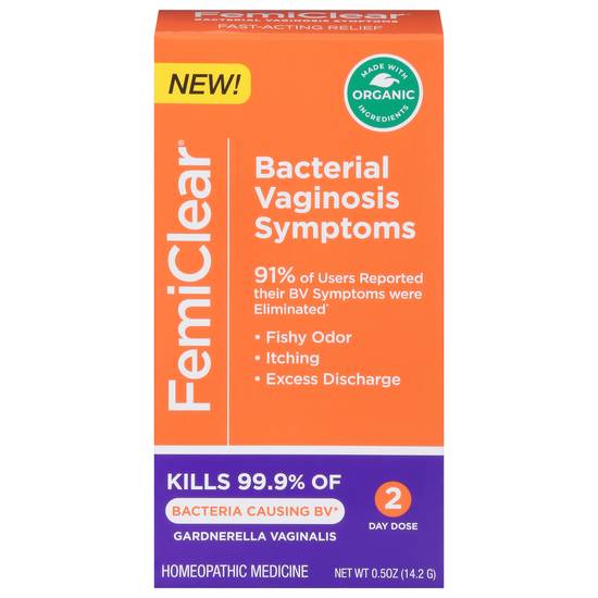 Femiclear 2-day Bacterial Vaginosis Treatment