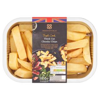 Co-op Irresistible Triple Cook Thick Cut Chunky Chips 360g