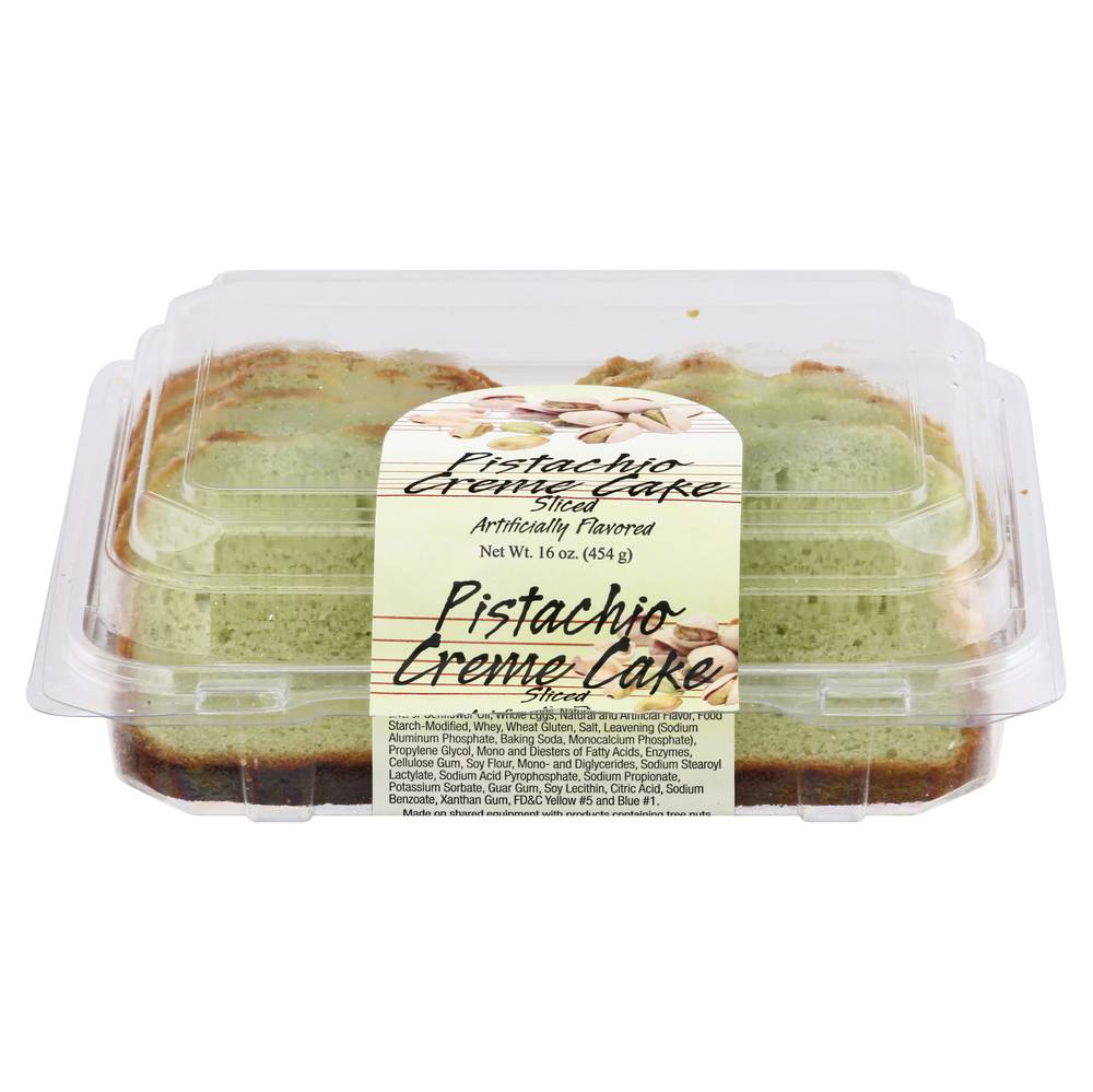 Olson's Baking Company Sliced Pistachio Creme Cake (16 oz)