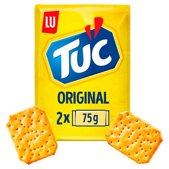 LU TUC Crackers Original Zout 2 x 75 g