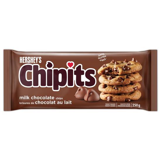 Chipits brisures de chocolat au lait hershey's chipits - milk chocolate chips (250 g)
