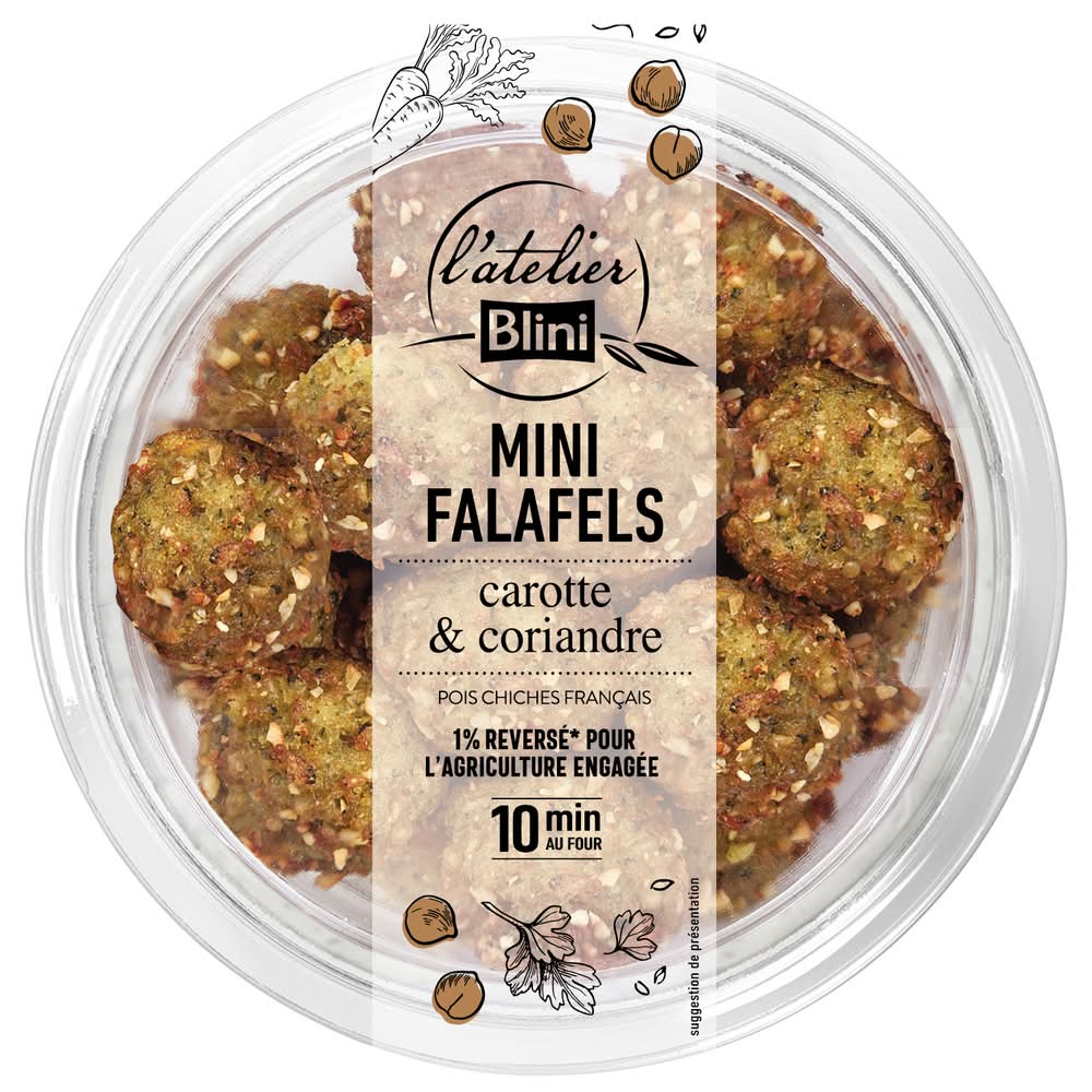 L'atelier Blini - Falafels pois chiche (120g)