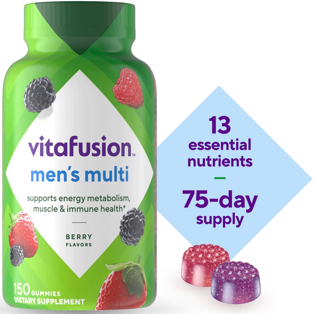 Vitafusion Berry Flavored Daily Multivitamins For Men (150 ct )