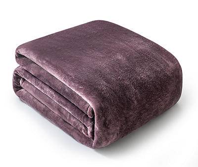 Broyhill Velvet Plush Blanket (twin/purple)