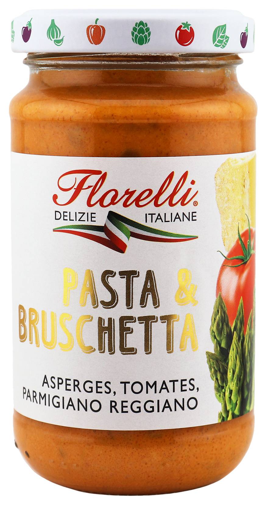 Florelli - Sauce à base de tomates d'asperges et de parmesan