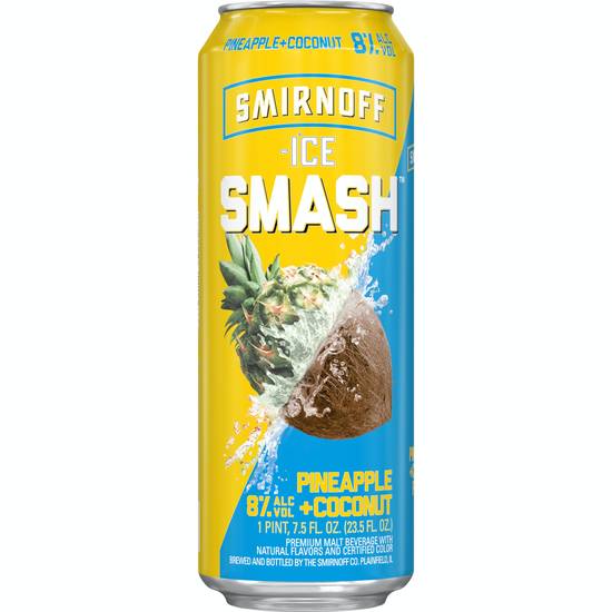 Smirnoff Ice Smash Beer (23.5 fl oz) (pineapple-cocount)