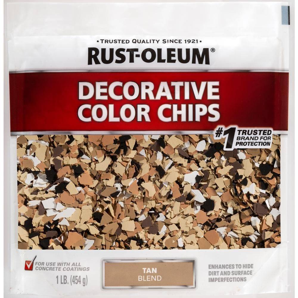 Rust-Oleum 1 Lb. Tan Decorative Color Chips