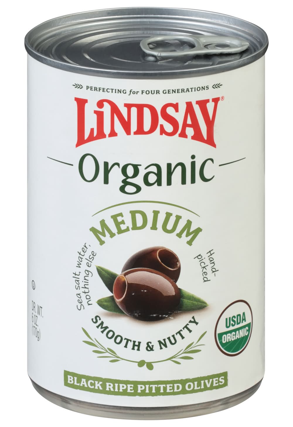 Lindsay Organic Medium Black Ripe Olives (6 oz)