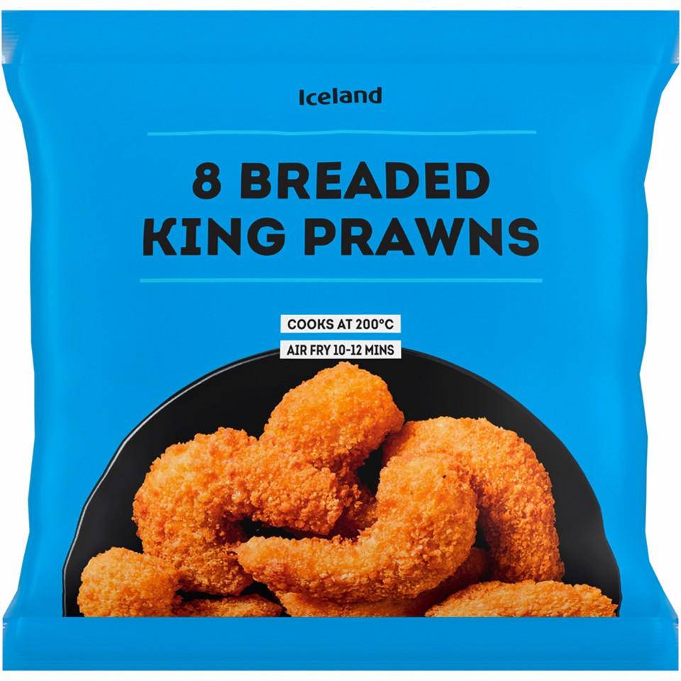 Iceland Breaded King Prawns (8 pack)