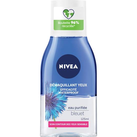 Nivea - Démaquillant yeux efficacité waterproof au bleuet (125 ml)