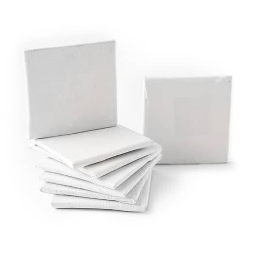 Mini Canvas Panels Necessities, White (8 ct)