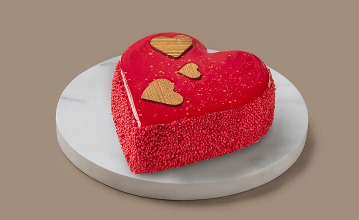 Pastel Corazón Amor Rojo