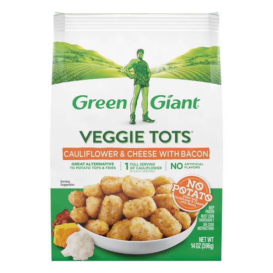 Green Giant Veggie Tots Cauliflower Cheese & Bacon