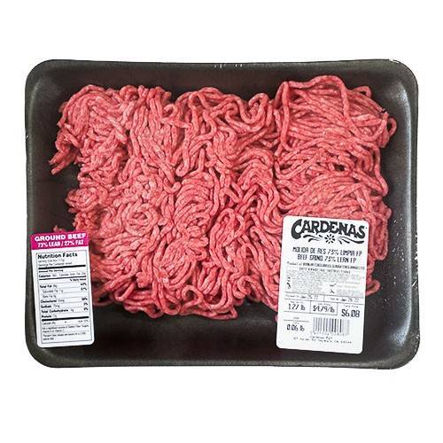 Cardenas 73% Lean Ground Beef Family pack (1.5 lbs)