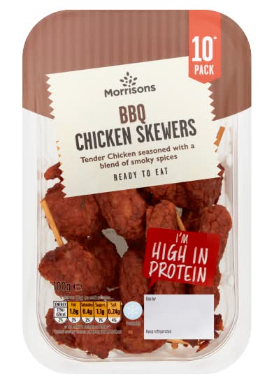 Morrisons Bbq Chicken Skewers (10 pack)
