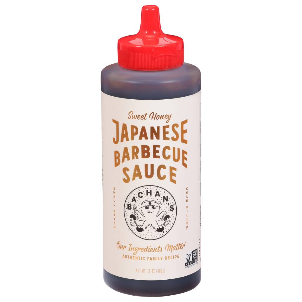 Bachan's Japanese Barbecue Sauce, Sweet Honey (17 oz)