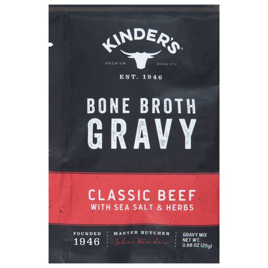 Kinder's Bone Broth Classic Beef Gravy Mix