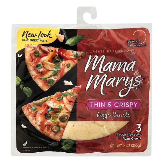 Mama Marys Thin & Crispy Pizza Crusts (3 ct)