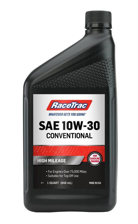 RaceTrac High Mileage 10W-30 Motor Oil 1 qt.