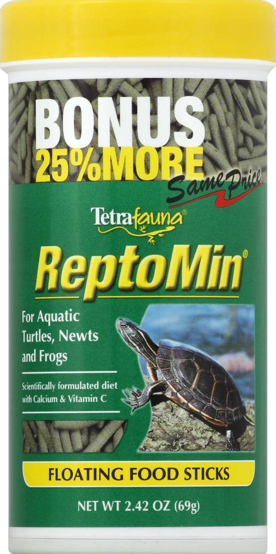 Tetrafauna Reptomin Floating Food Sticks (2.4 oz)