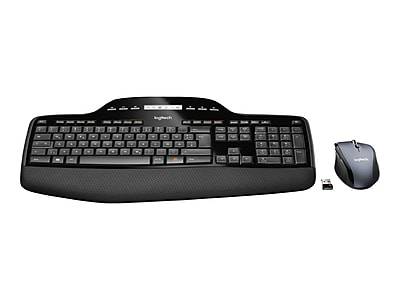 Logitech Mk710 Wireless Straight Full Size Keyboard & Right-Handed Optical Mouse