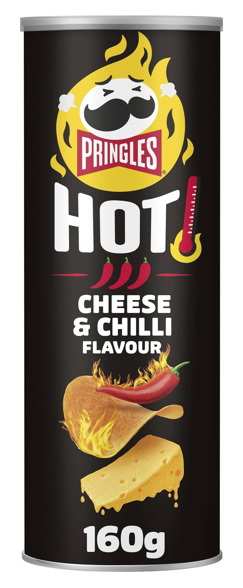 Pringles - Chips tuiles apéritif, fromage - piment (160g)